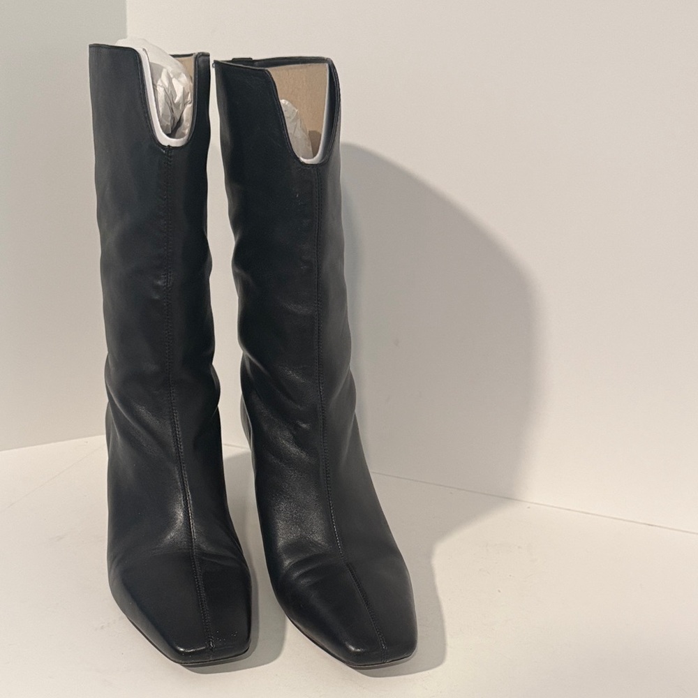Sam Edelman Lolita Elegant Black Leather Women's Boots